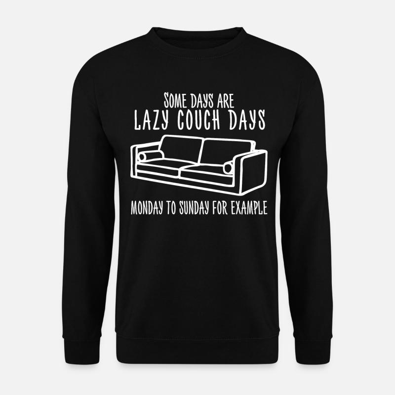 Blague sur le canapé - Sweat-shirt Unisexe - noir