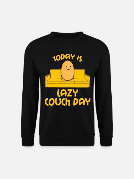 Potato Couch Sofa - Unisex Sweatshirt - black