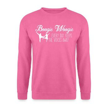 Boogie Woogie Dancer Swing Dancing - Unisex Pullover - Pink - Vorne