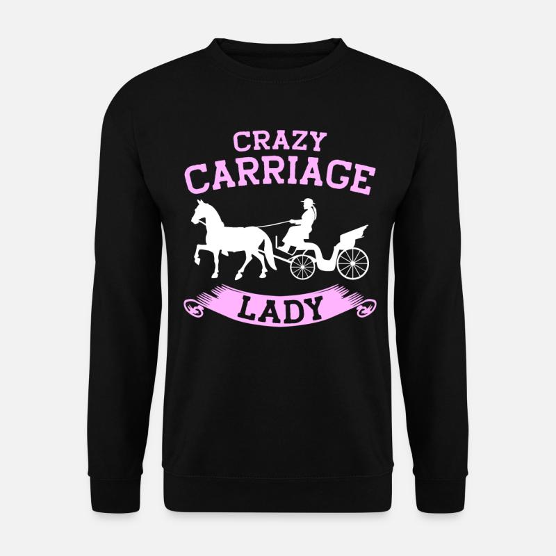 Calèche Lady Cocher - Sweat-shirt Unisexe - noir