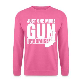 Guns Gun Rifle Weapons Firearm Pistol - Unisex Pullover - Pink - Vorne