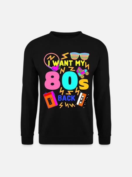 80s Retro Joke 1980 - Unisex Sweatshirt - black