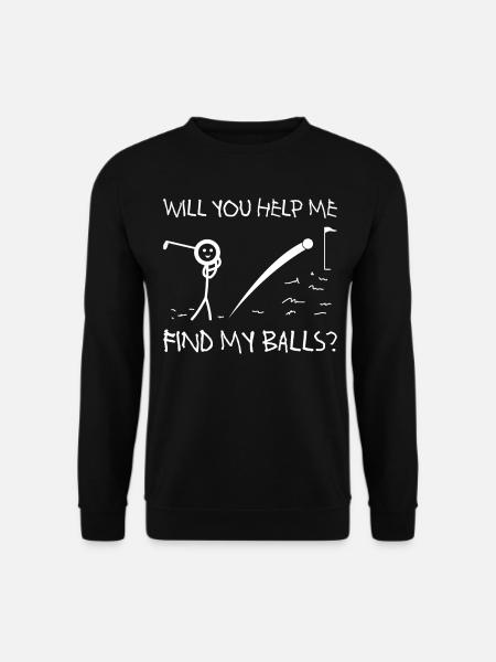 Golf Course Golf Players - Unisex Sweatshirt - black