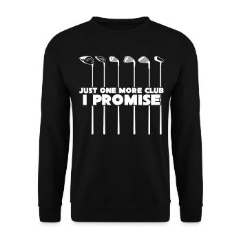 Golf Club Golf Players Golf Course - Unisex Sweatshirt - black - Front - Alina (178cm) & Michal (187cm)