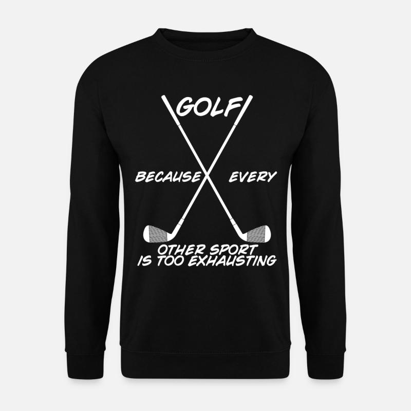 Golfklubb golfbana - Unisextröja - svart
