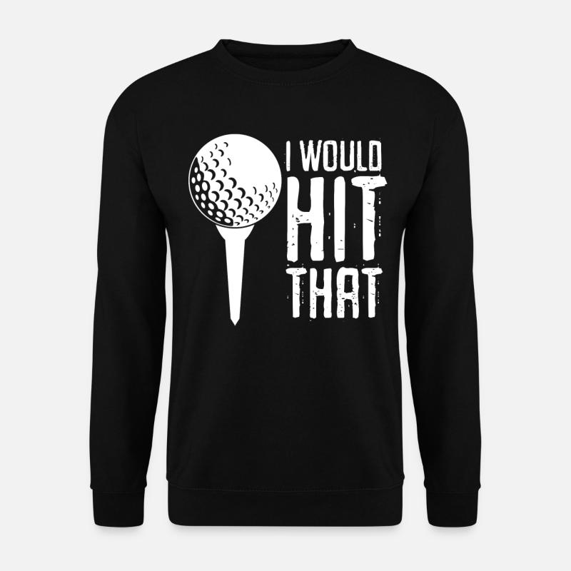 Golf Club Golf Ball - Unisex Sweatshirt - black