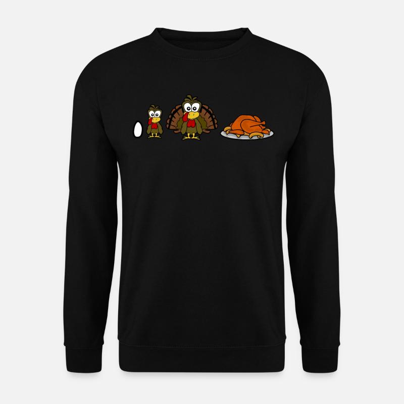 Dinde Dinde de Thanksgiving - Sweat-shirt Unisexe - noir