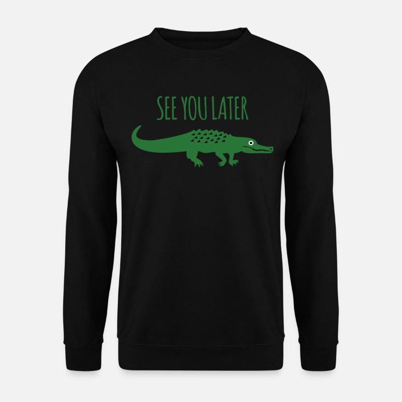 Alligators Joke Alligator - Unisex Sweatshirt - black