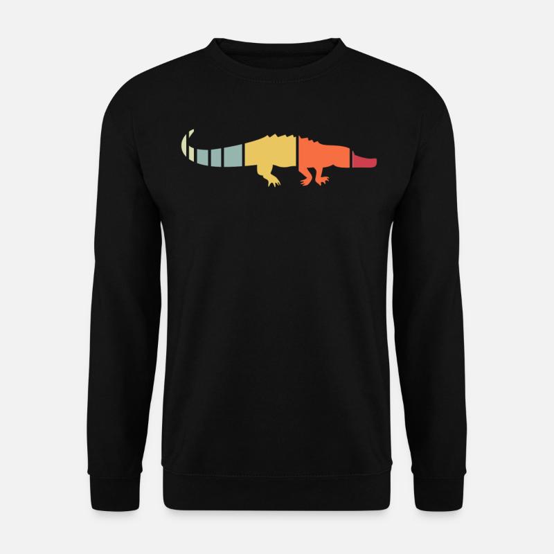 Retro Alligator - Unisex Pullover - Schwarz