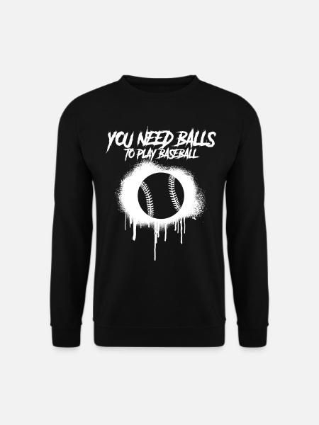 Baseball Player Softball - Unisex Sweatshirt - black