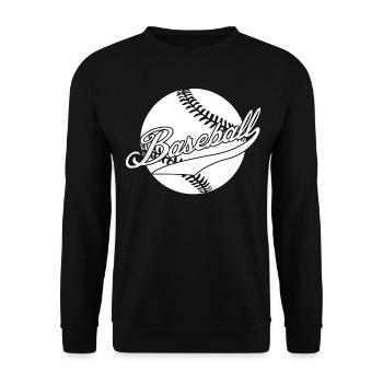 Batte de baseball Joueur de baseball - Sweat-shirt Unisexe - noir - Devant - Alina (178cm) & Michal (187cm)
