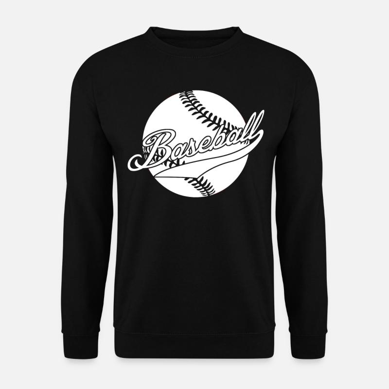 Baseball Bat Baseball Player - Unisex Sweatshirt - black