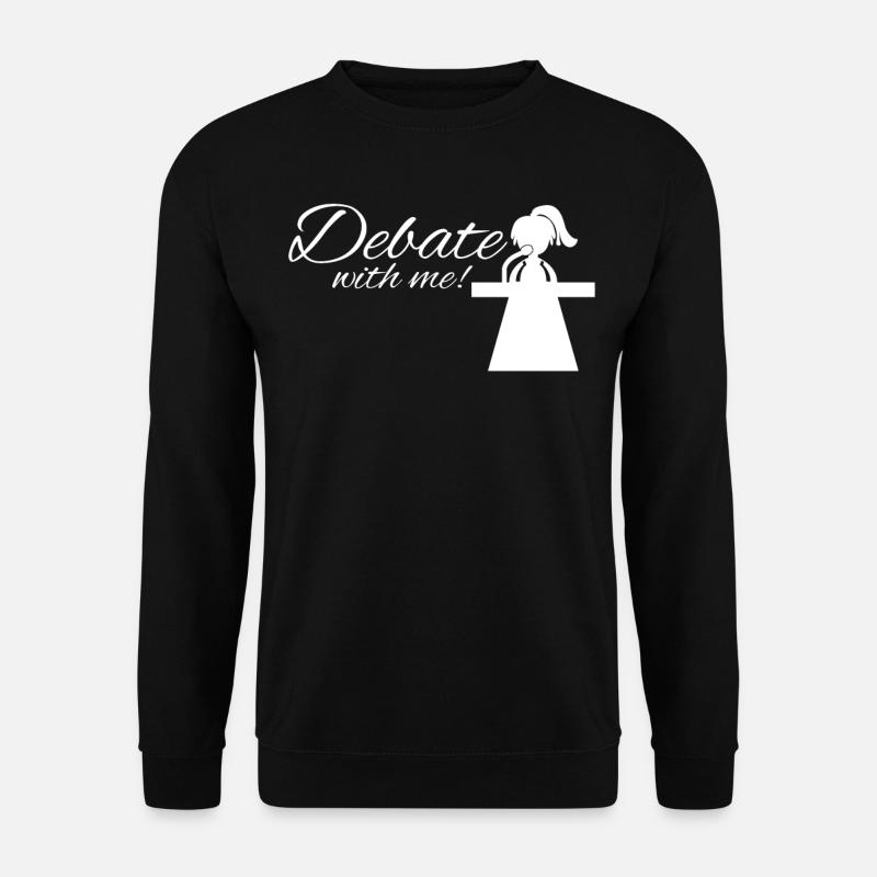 Équipe de débat - Sweat-shirt Unisexe - noir