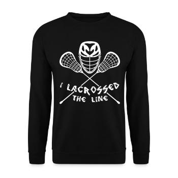 Franchissez la ligne d’arrivée : Crosse - Sweat-shirt Unisexe - noir - Devant - Alina (178cm) & Michal (187cm)