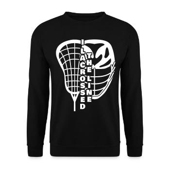 Crosse Franchissez la ligne d’arrivée - Sweat-shirt Unisexe - noir - Devant - Alina (178cm) & Michal (187cm)