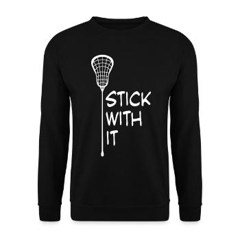 Blague sur la crosse - Sweat-shirt Unisexe - noir - Devant - Alina (178cm) & Michal (187cm)
