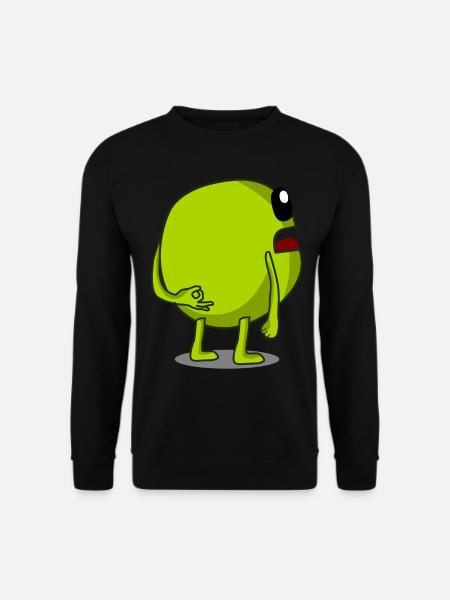 Pea Peas Circle Game Vegan - Unisex Sweatshirt - black