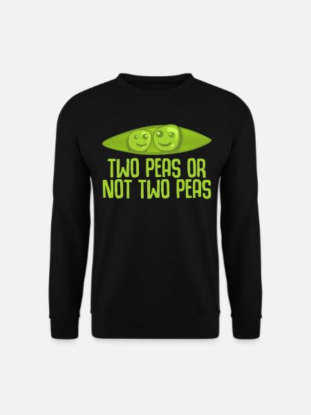 Two peas - Unisex Sweatshirt - black