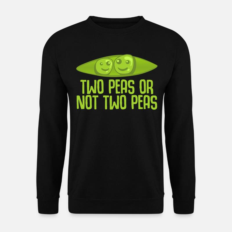 Two peas - Unisex Pullover - Schwarz