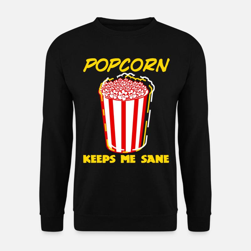 Popcorn Cinema - Unisex Pullover - Schwarz