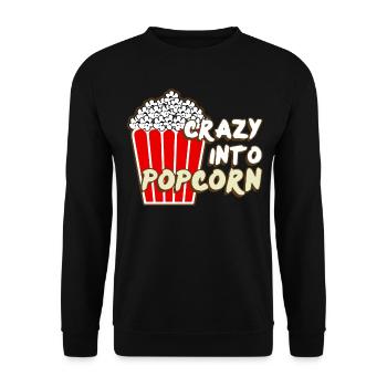 Popcorn Carnival Cinema - Unisex Pullover - Schwarz - Vorne - Alina (178cm) & Michal (187cm)