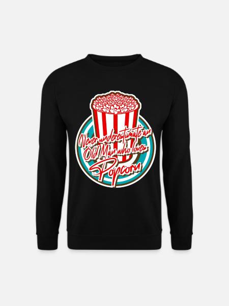 Popcorn Joke - Unisex Sweatshirt - black