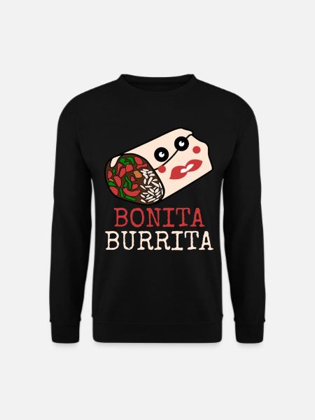 Burritos Bonita Burrito - Unisex Sweatshirt - black