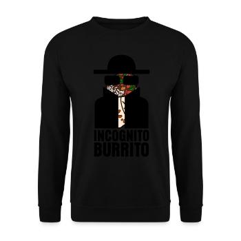 Burrito Burritos - Unisex Sweatshirt - black - Front - Alina (178cm) & Michal (187cm)