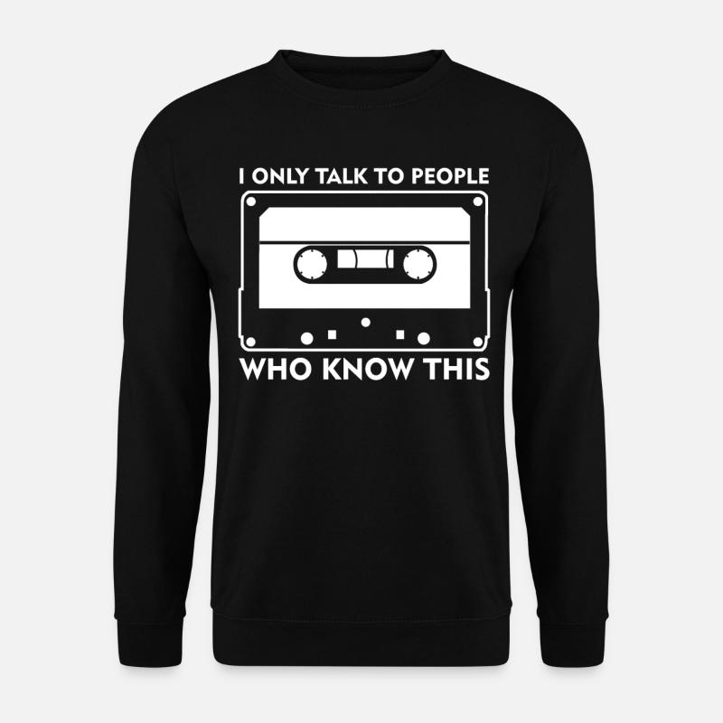 Cassette 80s Cassettes 90s - Unisex Sweatshirt - black