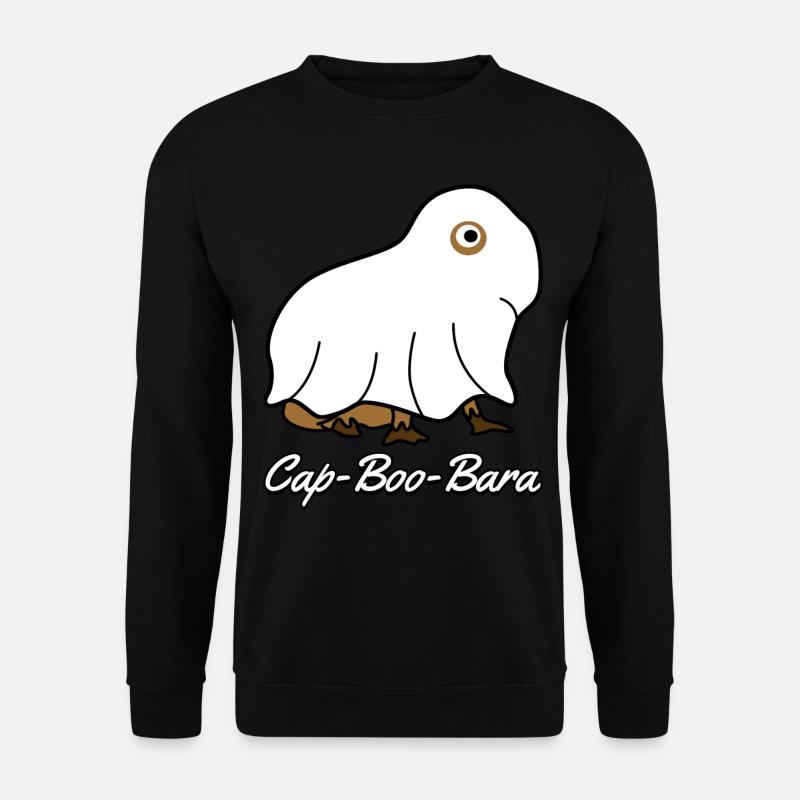 Capybaras Ghost Capybara - Unisex Sweatshirt - black