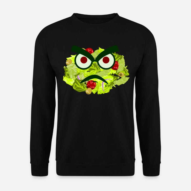 Salad Grumpy Salads Vegan - Unisex Sweatshirt - black
