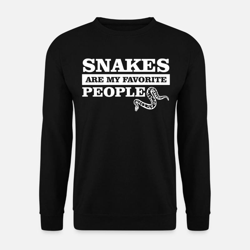 Serpent Blague Reptiles Serpents - Sweat-shirt Unisexe - noir
