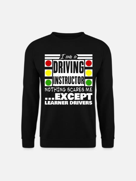 Driving Instructor Learner Drivers - Unisex Pullover - Schwarz
