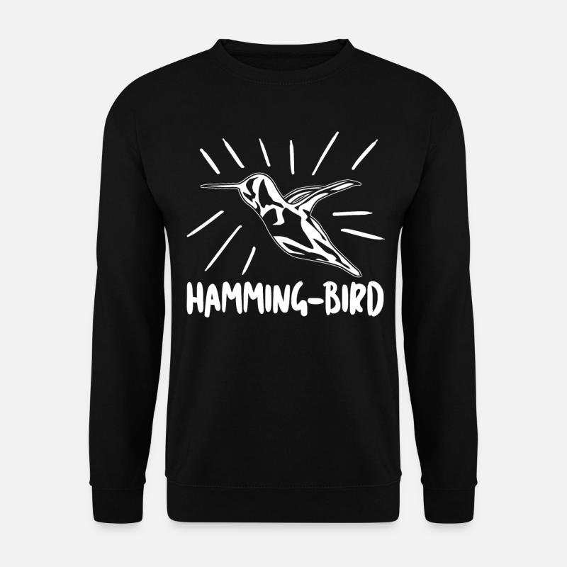 Hummingbird Bacon Ham Hummingbirds - Unisex Sweatshirt - black