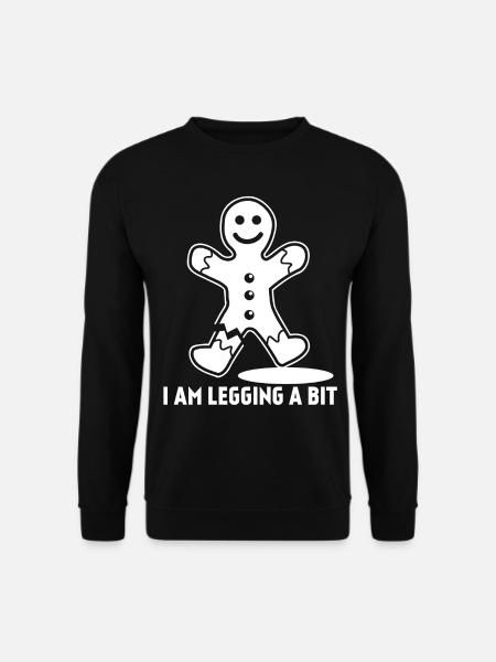 Admin Gamer Lag Gingerbread Man - Unisex Sweatshirt - black