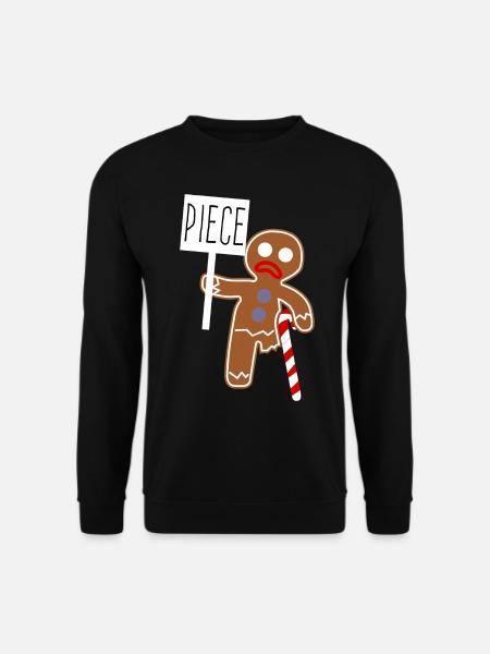 Gingerbread Man - Unisex Sweatshirt - black