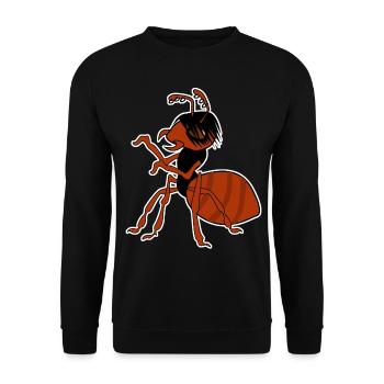 Goth Ant Gothique Occulte Grunge - Sweat-shirt Unisexe - noir - Devant - Alina (178cm) & Michal (187cm)