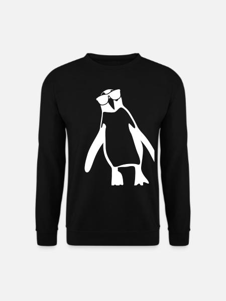 Penguin Sunglasses Penguins - Unisex Sweatshirt - black