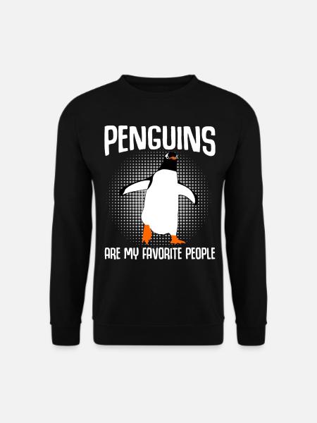 Penguins Penguin - Unisex Pullover - Schwarz