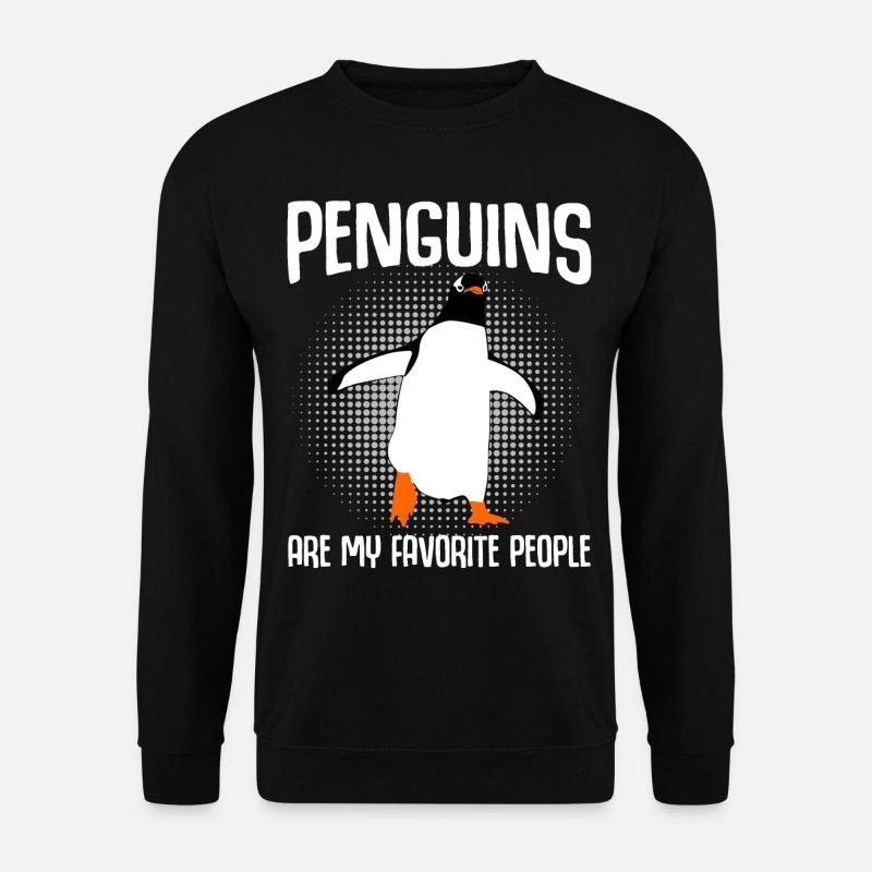Penguins Penguin - Unisex Pullover - Schwarz