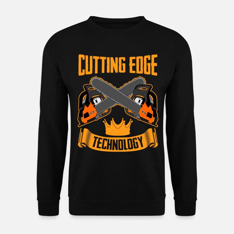 Tronçonneuse Tronçonneuse - Sweat-shirt Unisexe - noir