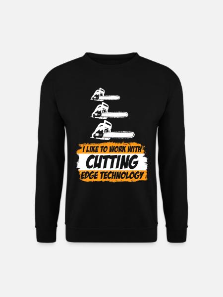 Chainsaw Chain Saw Lumberjack - Unisex Sweatshirt - black