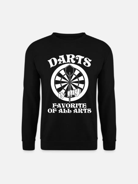 Darts Dartboard Dart Player - Unisex Pullover - Schwarz