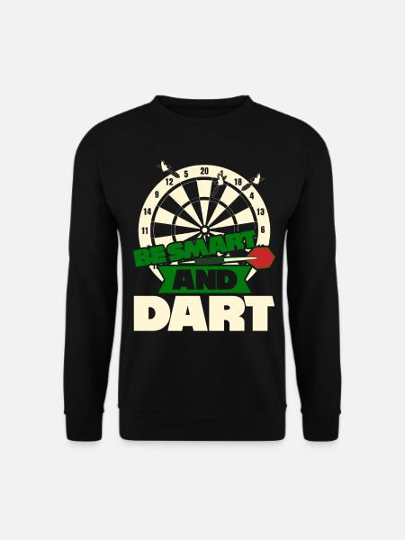 Darts Dartboard Funny Dart Player - Unisex Pullover - Schwarz