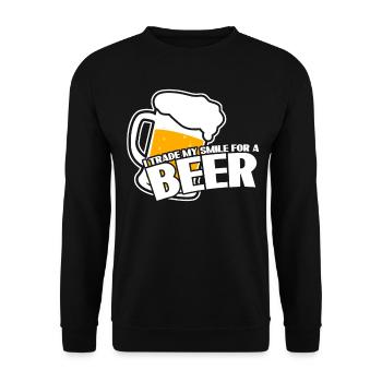 Brassage de bière Brasserie à domicile Bière artisanale - Sweat-shirt Unisexe - noir - Devant - Alina (178cm) & Michal (187cm)