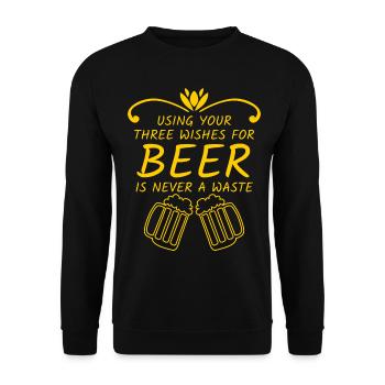 Accueil Brasserie Brassage de bière artisanale - Sweat-shirt Unisexe - noir - Devant - Alina (178cm) & Michal (187cm)