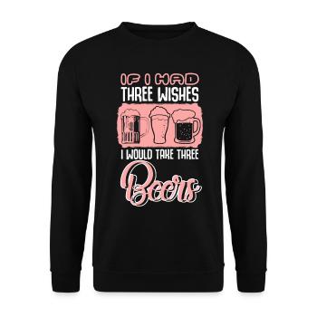 Bière artisanale Brasserie à domicile Brassage de bière - Sweat-shirt Unisexe - noir - Devant - Alina (178cm) & Michal (187cm)
