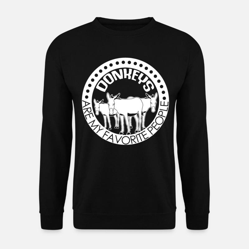 Blague d’âne avec des ânes - Sweat-shirt Unisexe - noir