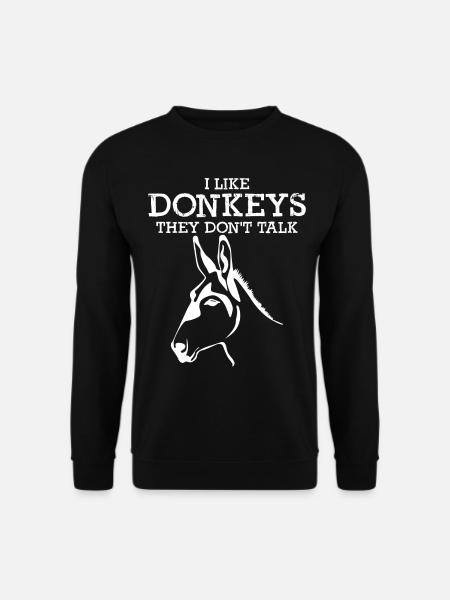 Ânes Blague Âne - Sweat-shirt Unisexe - noir