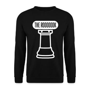 Chess Rook Chess Board Chess Player - Unisex Sweatshirt - black - Front - Alina (178cm) & Michal (187cm)